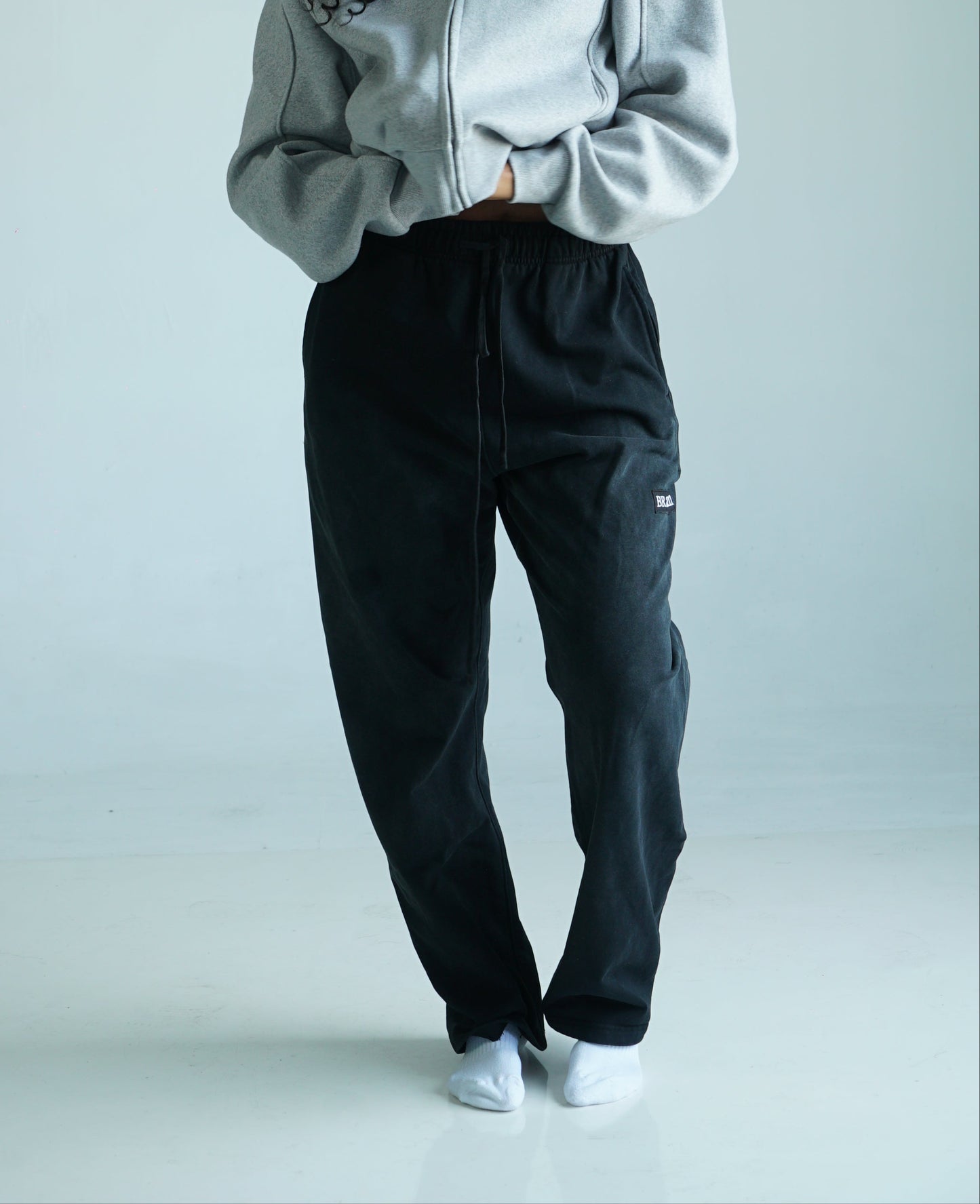 Black Vintage Sweat Pants (WOMEN)