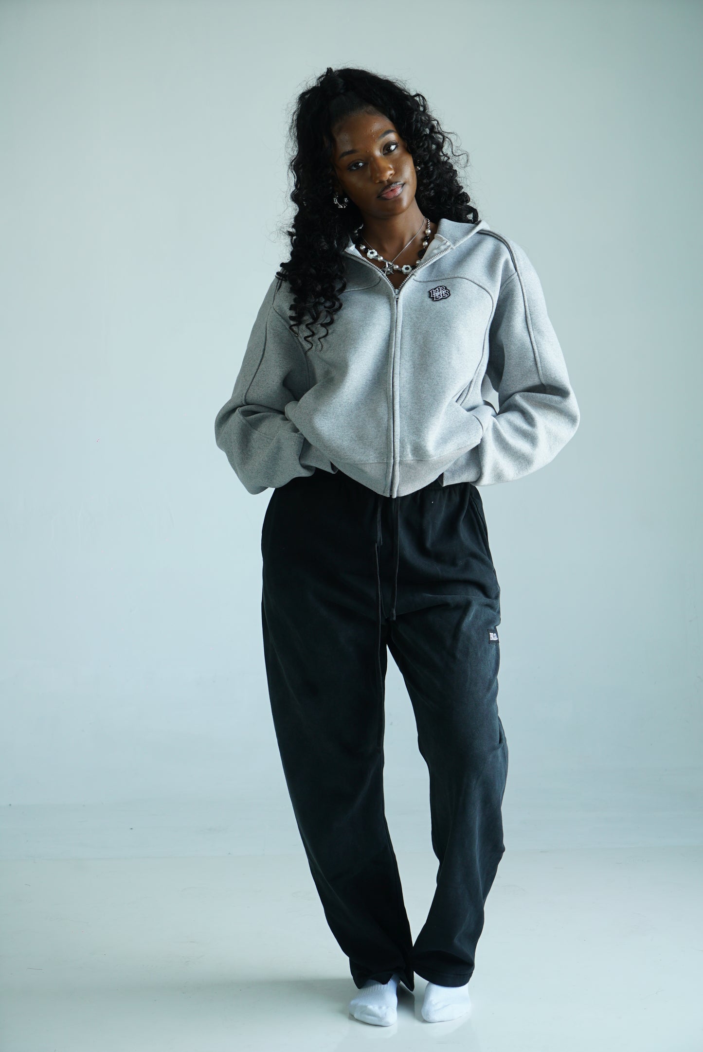 Black Vintage Sweat Pants (WOMEN)