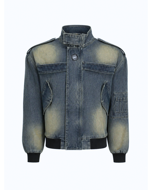 Military Denim jacket